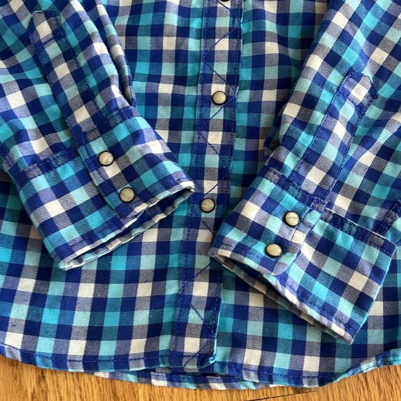 THE NORTH FACE Long Sleeve Plaid Pearl Snap Shirt, Size Large - Picture 6 of 12